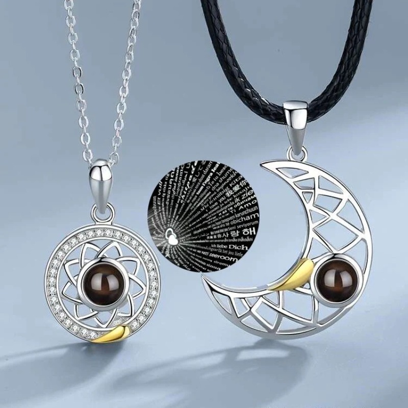 Magnetic Couple Matching Necklaces - 1 زوج المغناطيسي زوجين مطابقة قلادة