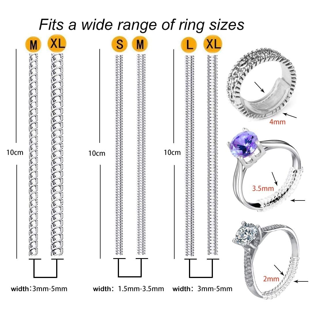 Rings - 6 قطع/مجموعة أدوات تعديل حجم الخواتم