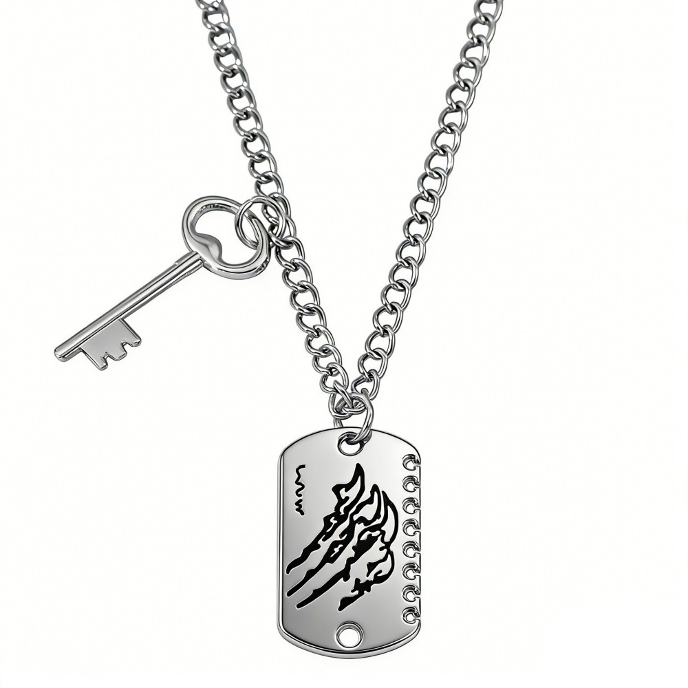 Anime Pendant Necklace - قلادة أزياء للأزواج بتصميم شخصية كاليب