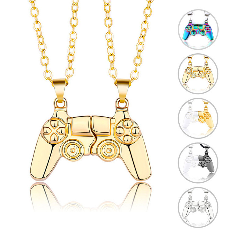 Magnetic Couple Matching Necklaces - مجموعة قلادة وسوار بتصميم يد التحكم