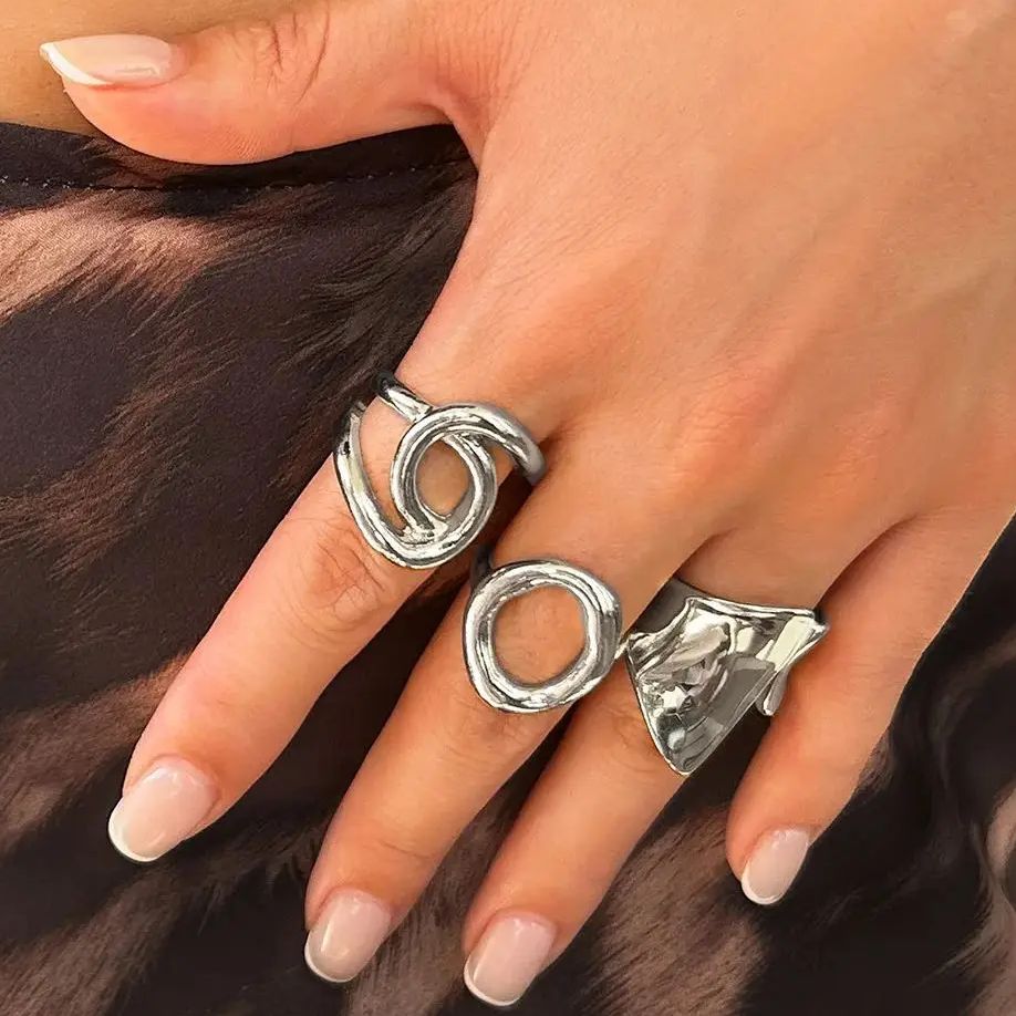 ديزي 3 قطعة/المجموعة جديد الشر - مراجعة Vintage Punk Knuckle Rings Set وسعره