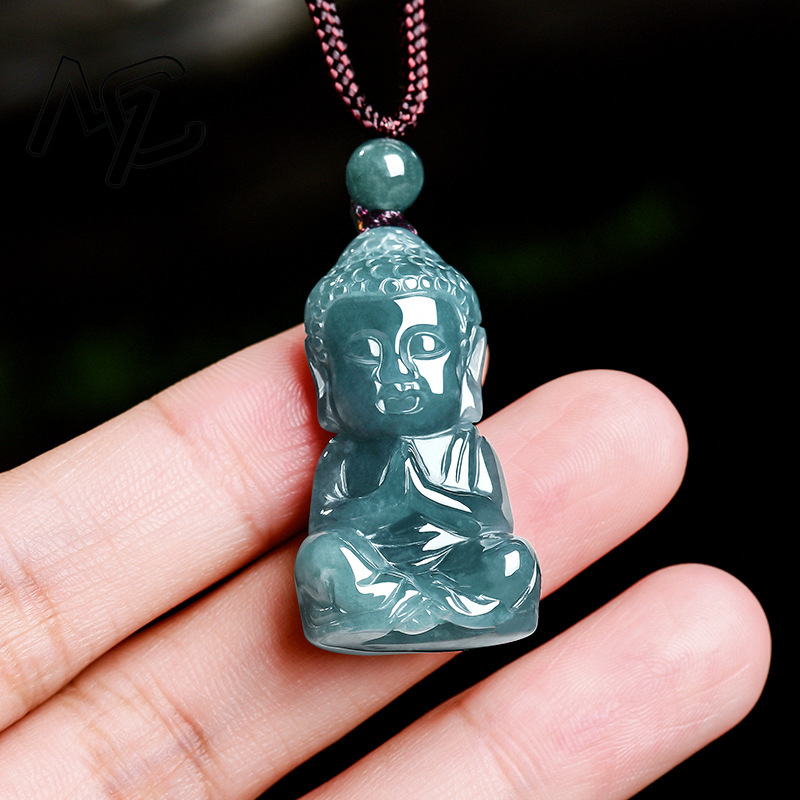 قلادة بوذا الطفل من اليشم الطب - مراجعة Necklaces وسعره