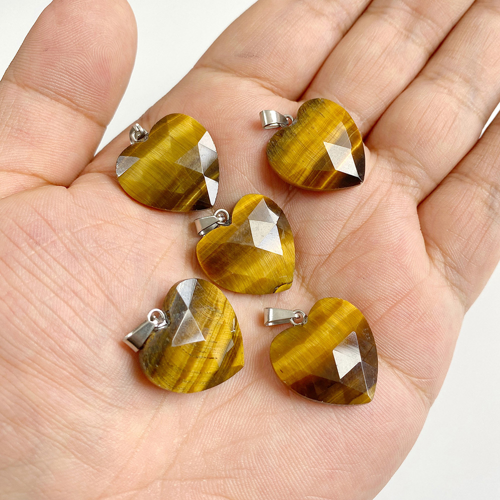 قطعة واحدة من قلادة على شكل قل - مراجعة Crystal Pendant Necklace Natural Stone وسعره