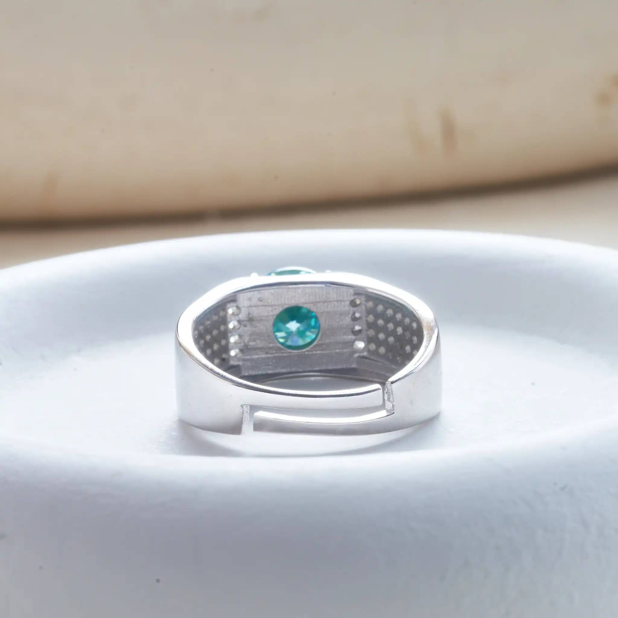 خاتم مويسانيتي من الفضة الإستر - مراجعة Moissanite Engagement Ring 1 Carat وسعره