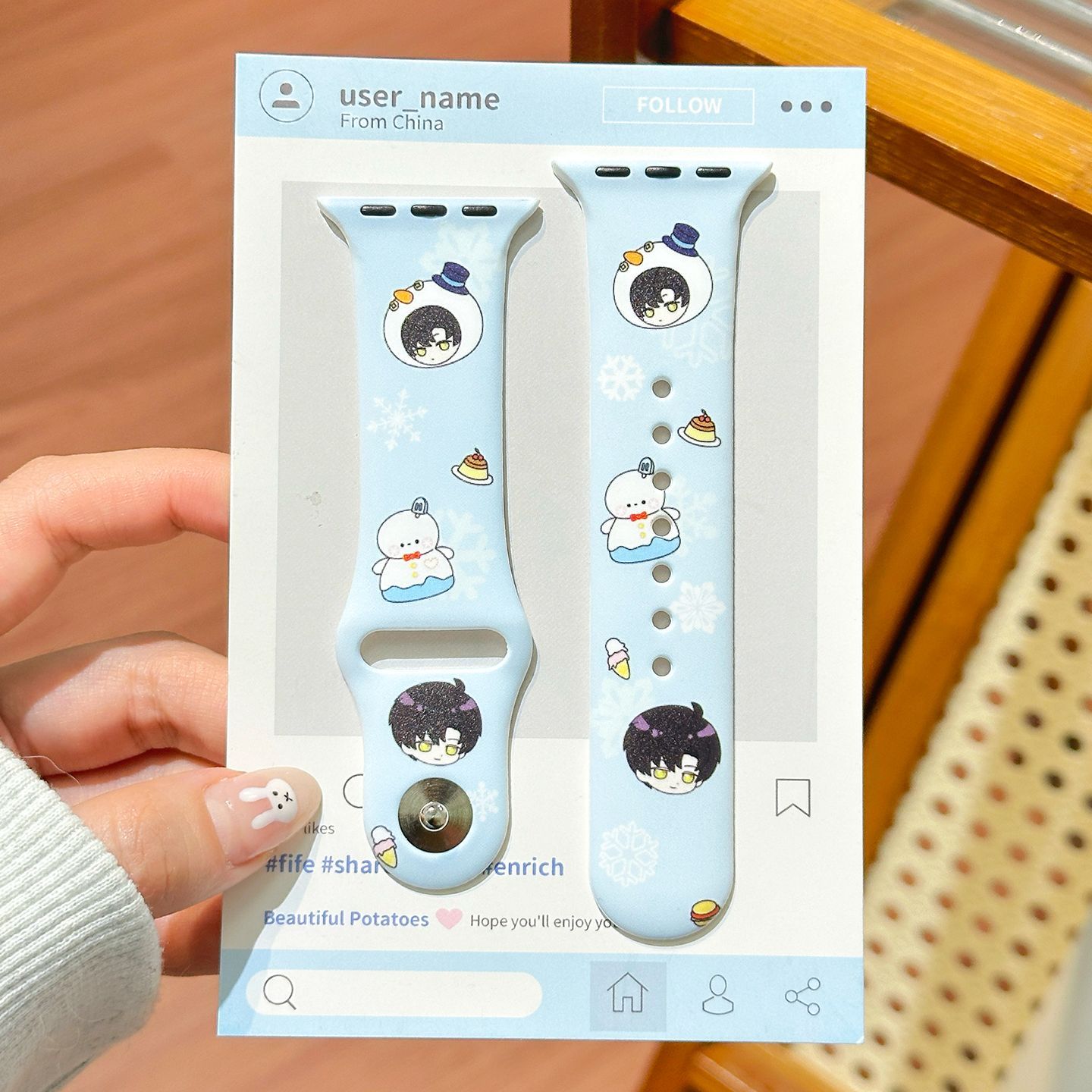 سوار ساعة كرتوني لطيف بتصميم ش - مراجعة Watch Accessories وسعره