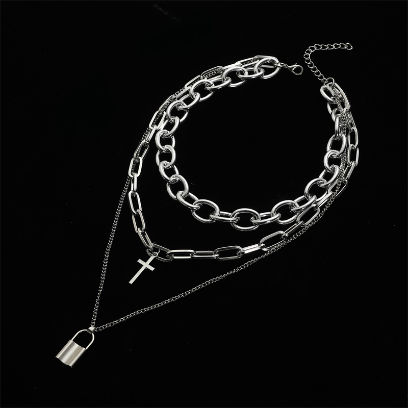 الطبقات الجرونج الجمالية مجوهر - مراجعة Layered Pendant Necklace Aesthetic وسعره