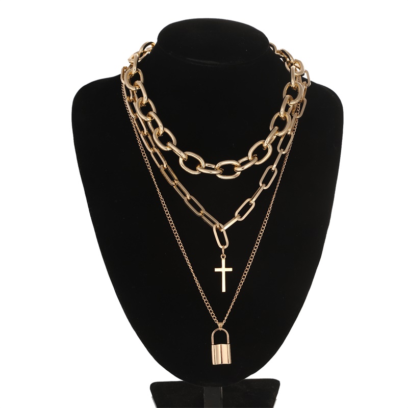 الطبقات الجرونج الجمالية مجوهر - مراجعة Layered Pendant Necklace Aesthetic وسعره