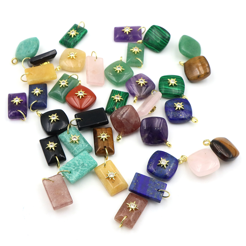 قلادة من الحجر الطبيعي الكريست - مراجعة Crystal Pendant Necklace Natural Stone وسعره
