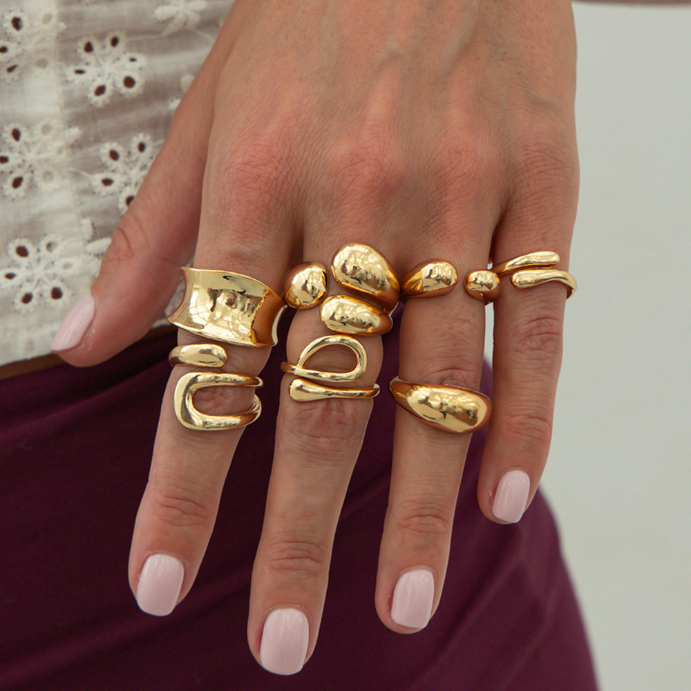ديزي مجموعة واحدة من خواتم الم - مراجعة Vintage Punk Knuckle Rings Set وسعره