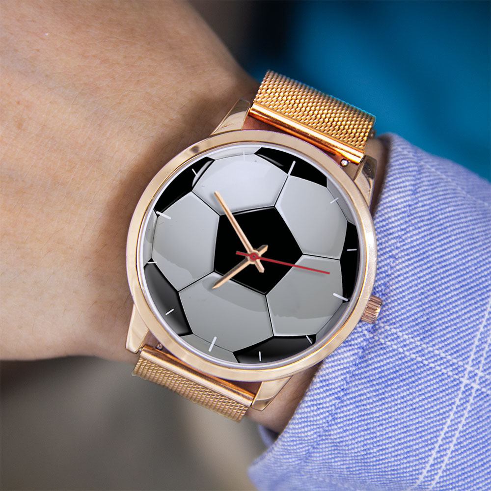 ساعة كرة القدم بتصميم كرة القد - مراجعة Watch Accessories وسعره