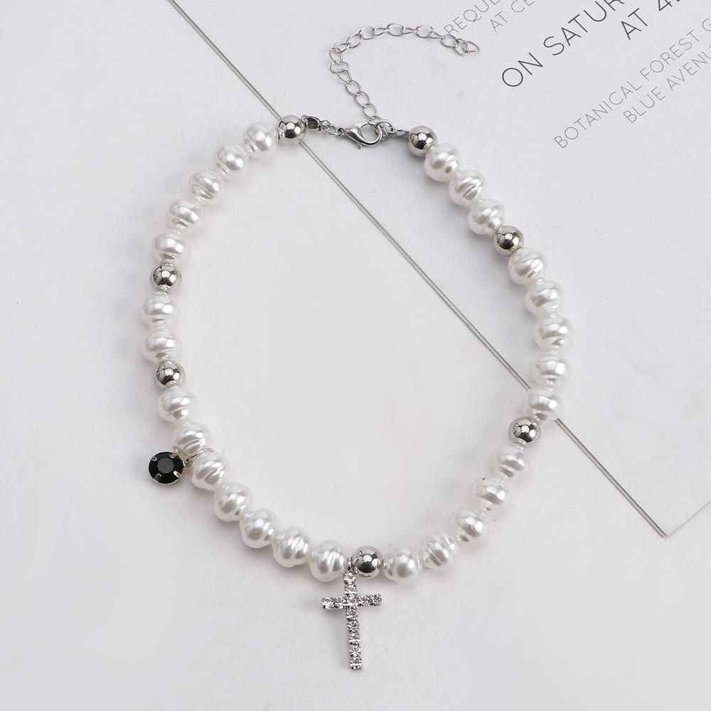 خمر قلادة قلادة للنساء ، الكري - مراجعة Pearl Choker Necklace Vintage وسعره