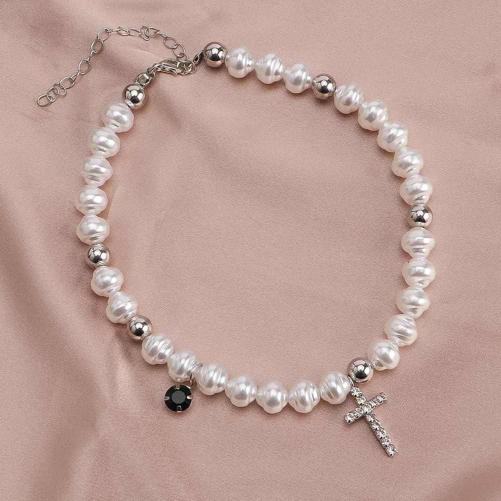 خمر قلادة قلادة للنساء ، الكري - مراجعة Pearl Choker Necklace Vintage وسعره