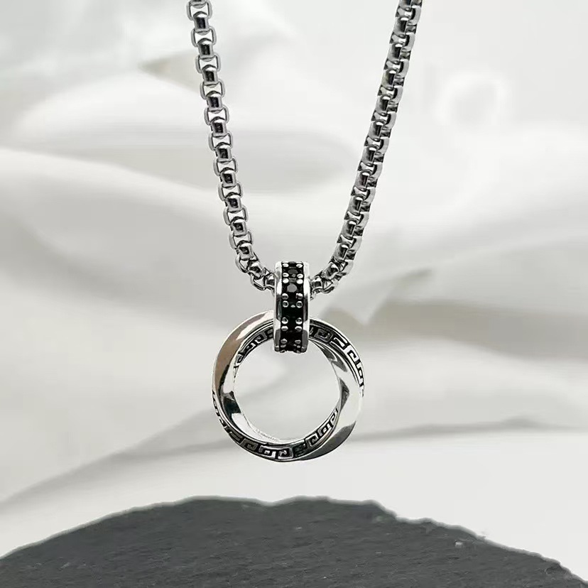 قلادة من الفضة الإسترلينية عيا - مراجعة 925 Sterling Silver Chain Necklace Men وسعره