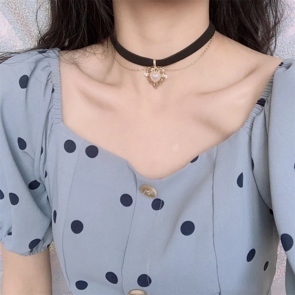 قلادة مخملية عتيقة للسيدات ، ق - مراجعة Pearl Choker Necklace Vintage وسعره