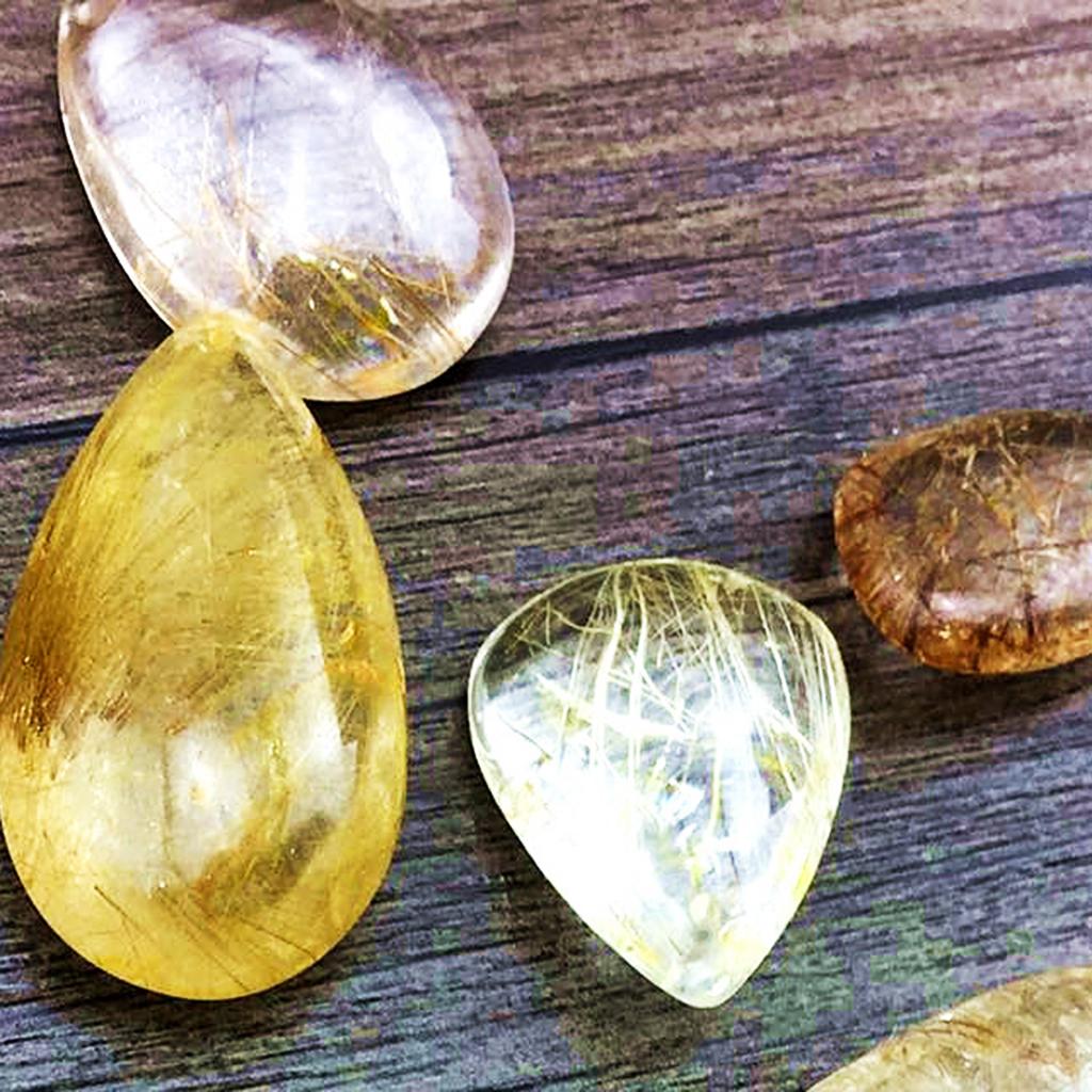 قلادة كريستال كوارتز ذهبي طبيع - مراجعة Crystal Pendant Necklace Natural Stone وسعره