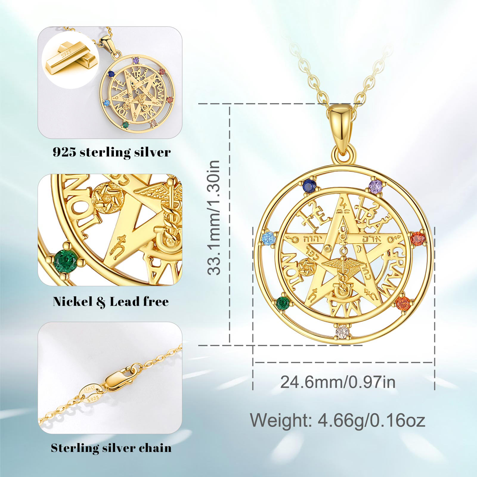 قلادة من الفضة الإسترليني 925  - مراجعة 925 Sterling Silver Chain Necklace Men وسعره