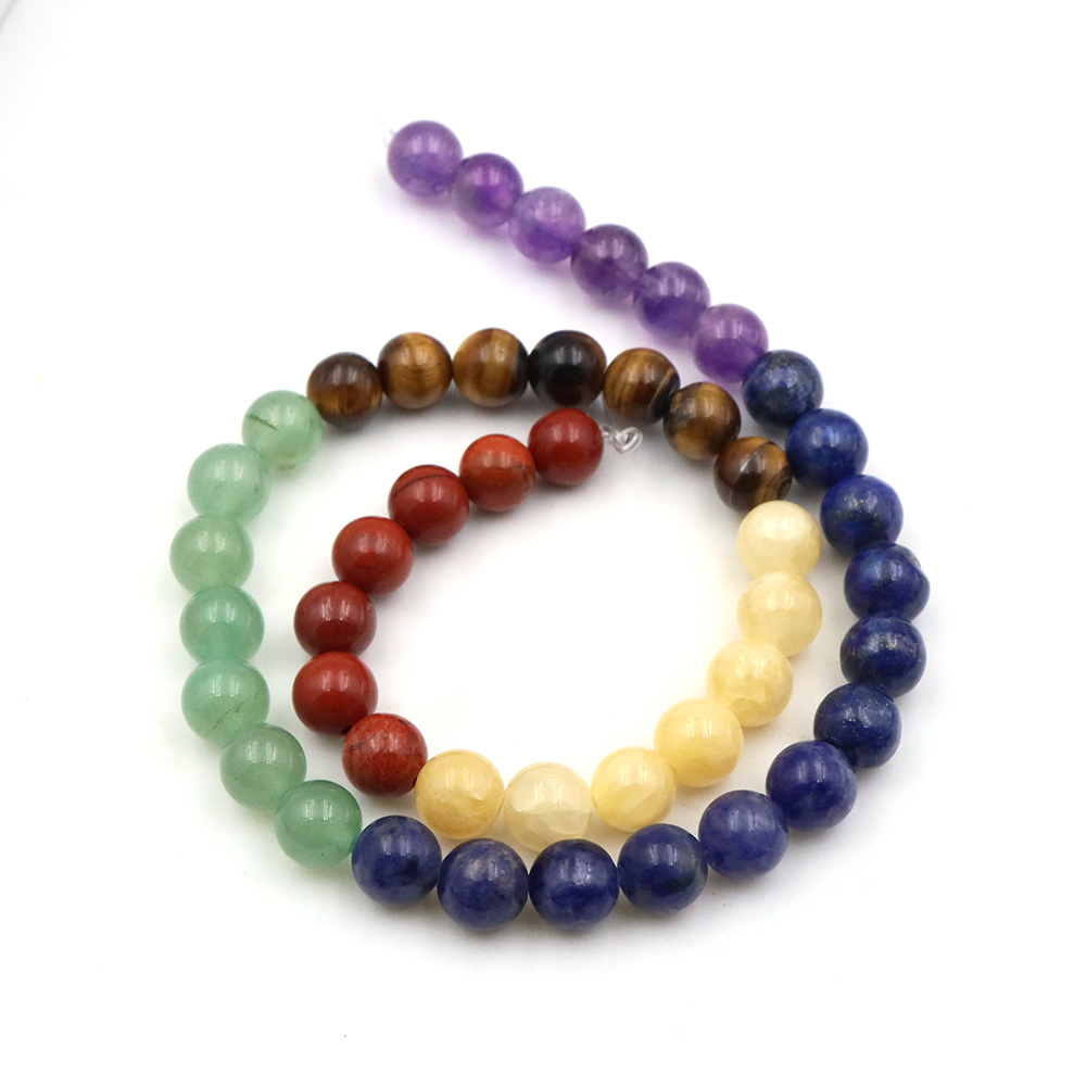 خرز كريستال طبيعي للشاكرات الس - مراجعة Crystal Pendant Necklace Natural Stone وسعره