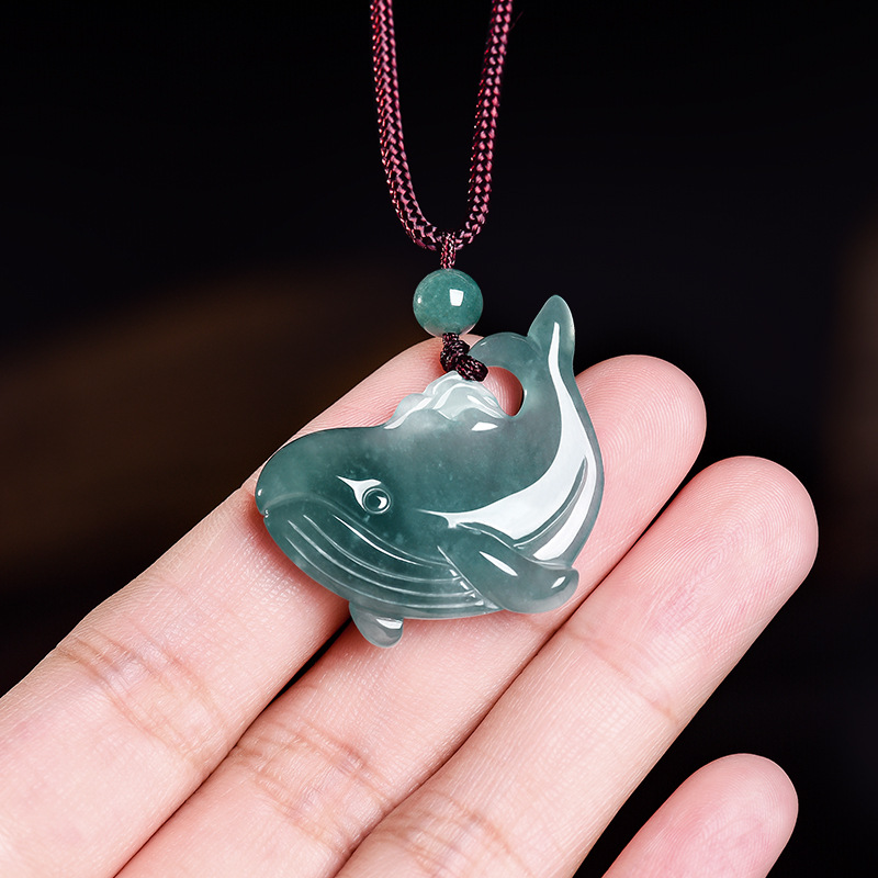 قلادة حجر اليشم البورمي الطبيع - مراجعة Necklaces وسعره