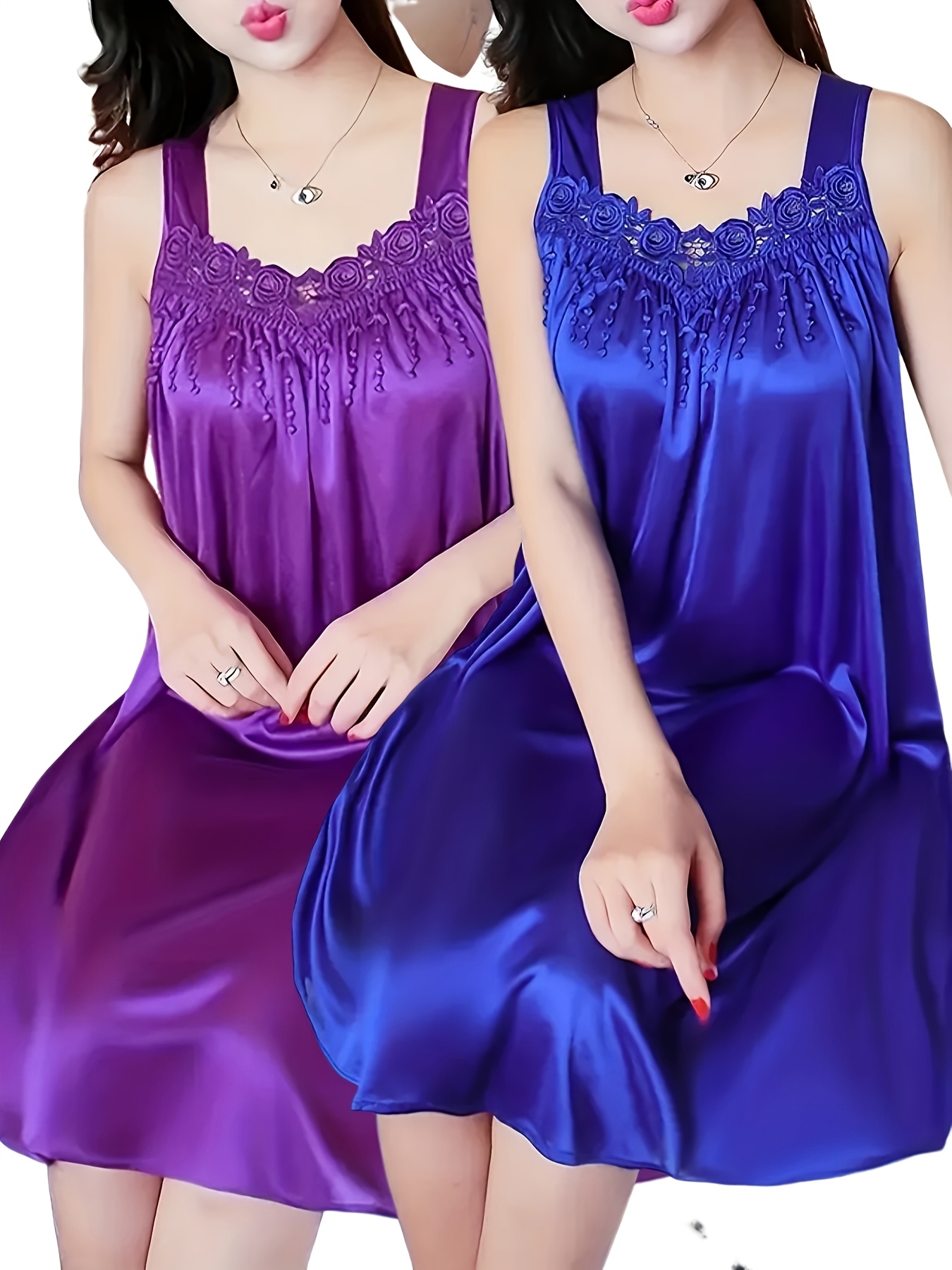 قطعتان من بيجامات النساء الأني - مراجعة Necklaces وسعره