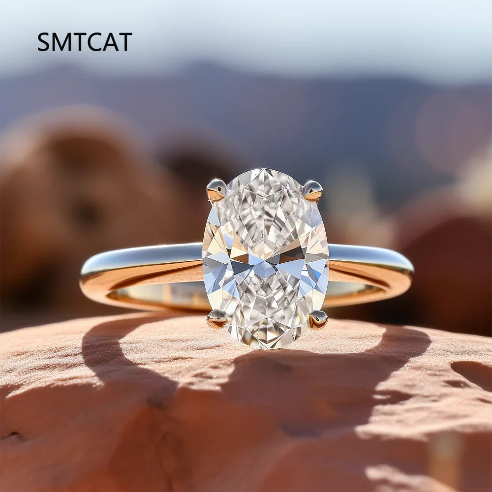 1/2/3 قيراط البيضاوي قطع مويسا - مراجعة Moissanite Engagement Ring 1 Carat وسعره