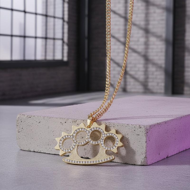 قلادة من الفولاذ المقاوم للصدأ - مراجعة Layered Pendant Necklace Aesthetic وسعره