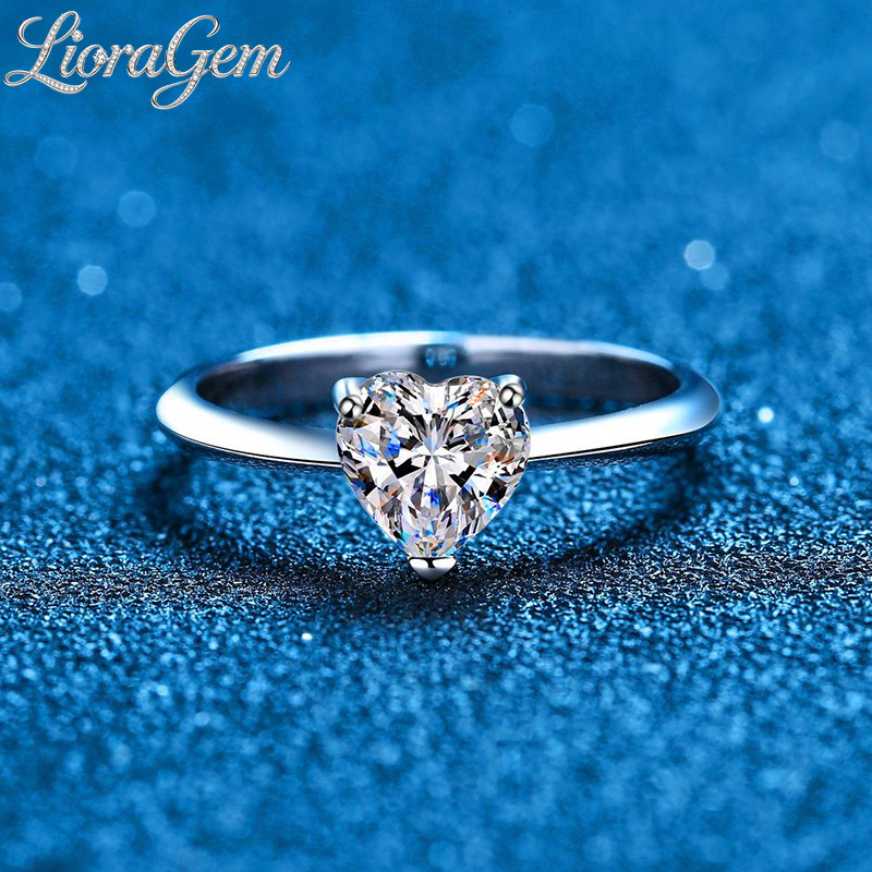 خاتم موسانيت من ليوراجيم بوزن  - مراجعة Moissanite Engagement Ring 1 Carat وسعره