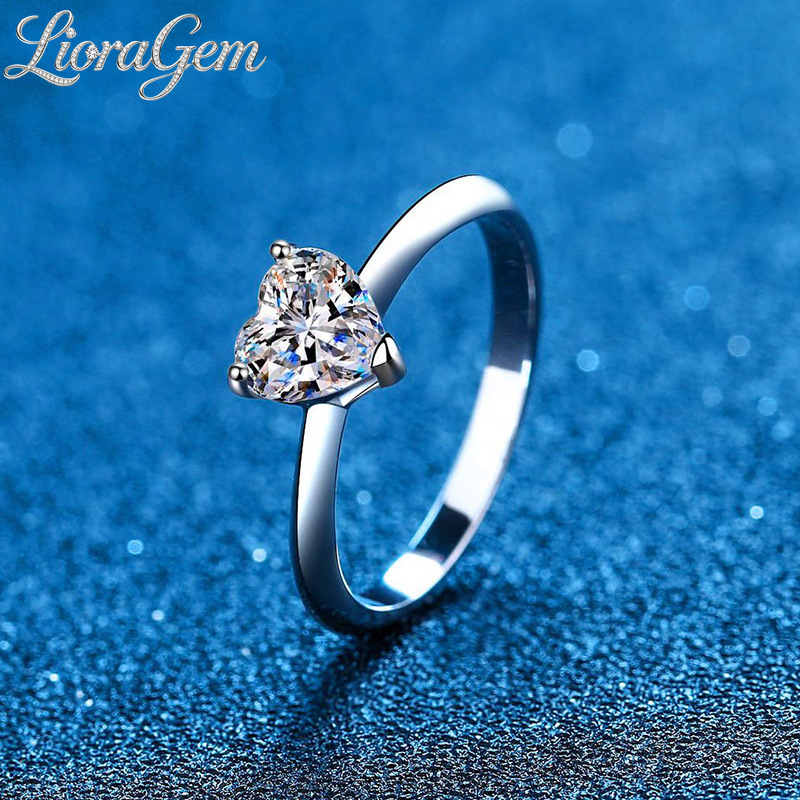 خاتم موسانيت من ليوراجيم بوزن  - مراجعة Moissanite Engagement Ring 1 Carat وسعره