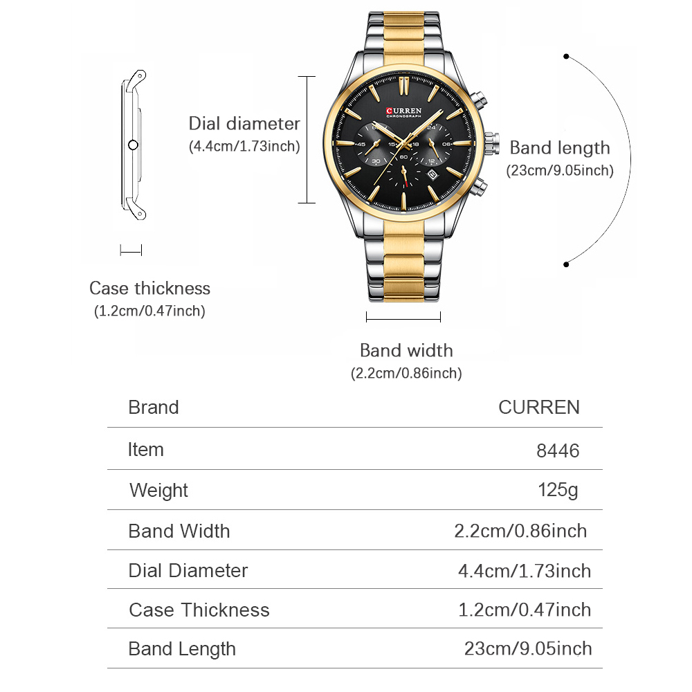 CURREN ساعات كوارتز كرونو رياض - مراجعة Watch Accessories وسعره