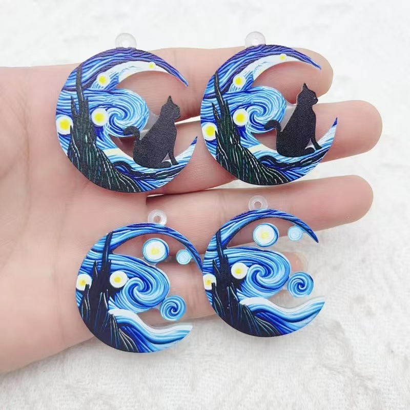 10 قطع أقراط أكريليك رائجة الب - مراجعة Earrings وسعره