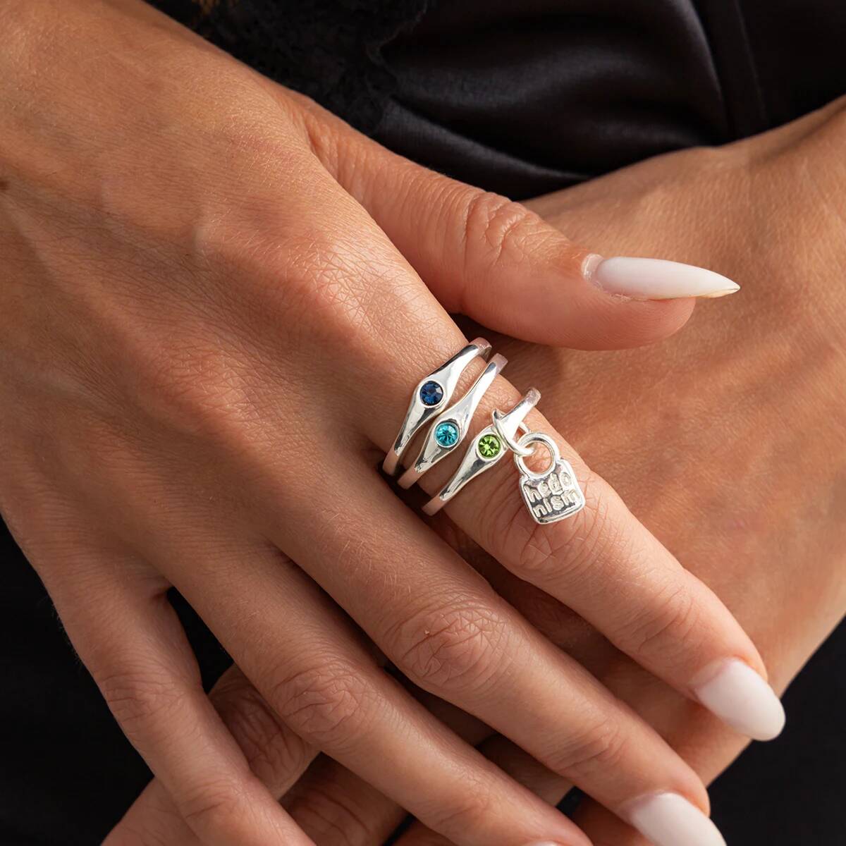 إنجيمارك طقم من 3 قطع خواتم قا - مراجعة Vintage Punk Knuckle Rings Set وسعره
