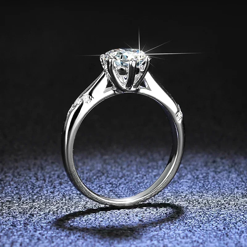 خاتم إلدورادو الذهبي الأصلي 10 - مراجعة Moissanite Engagement Ring 1 Carat وسعره