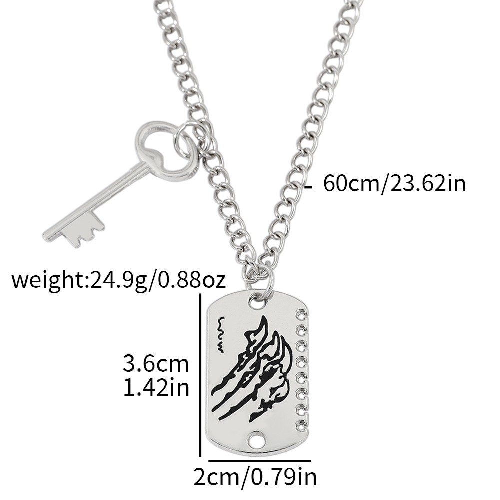 قلادة أزياء للأزواج بتصميم شخص - مراجعة Anime Pendant Necklace وسعره