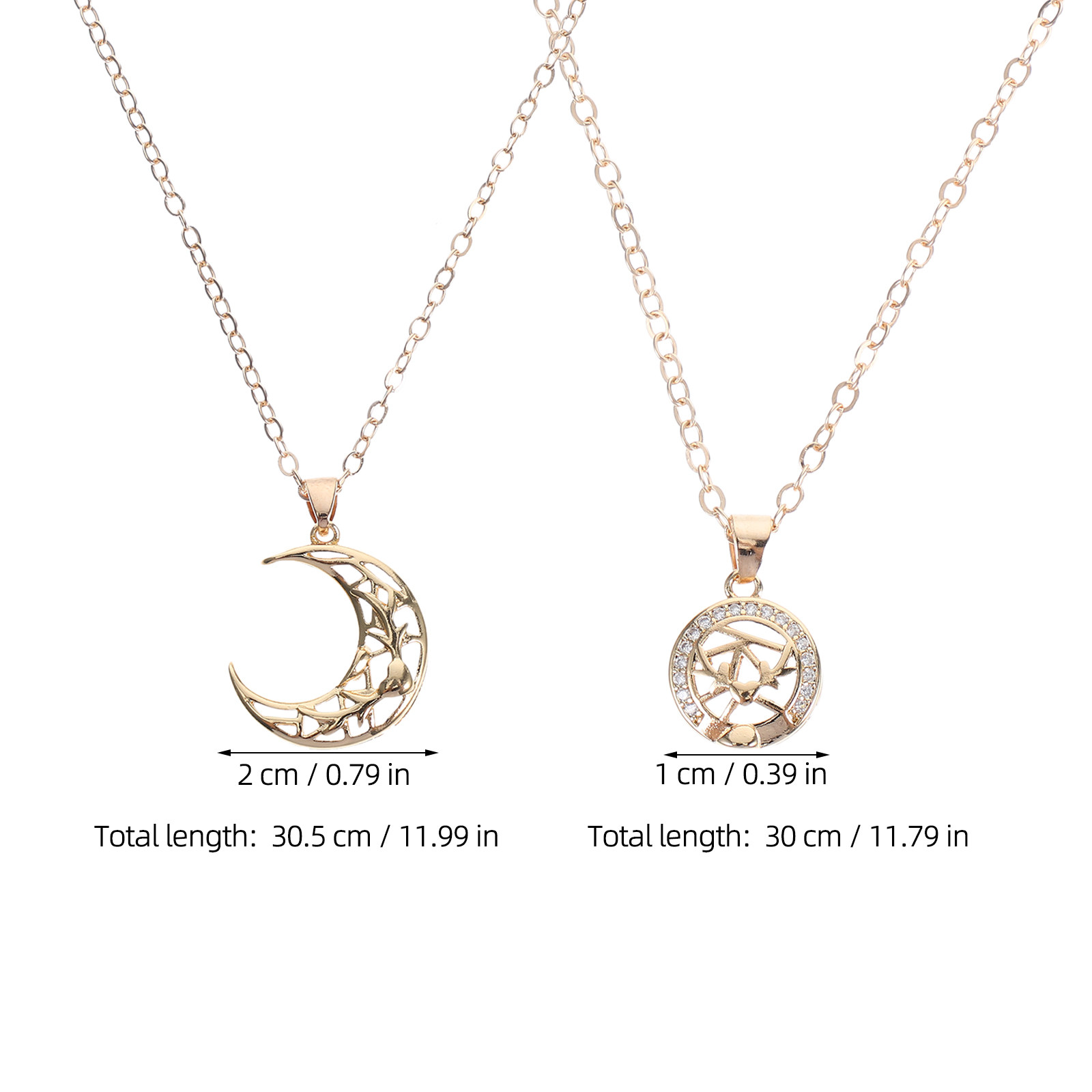 طقم قلادة الشمس والقمر للأزواج - مراجعة Magnetic Couple Matching Necklaces وسعره