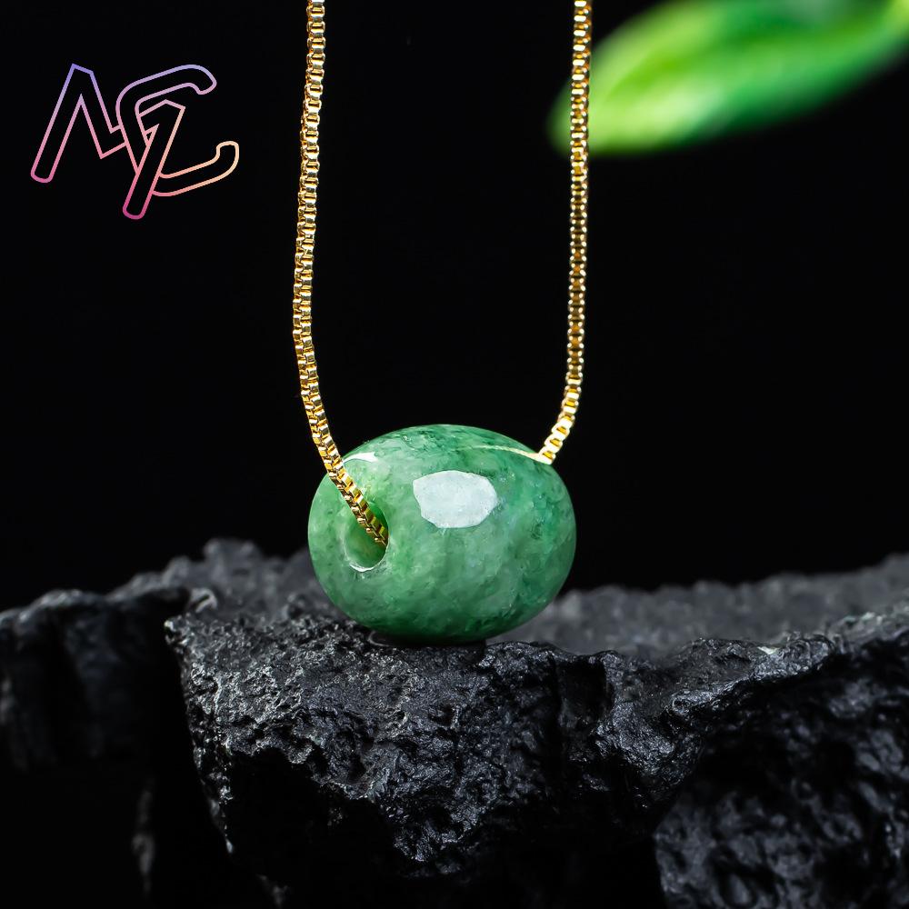 الطبيعية الحقيقية اليشم حبة قل - مراجعة Necklaces وسعره