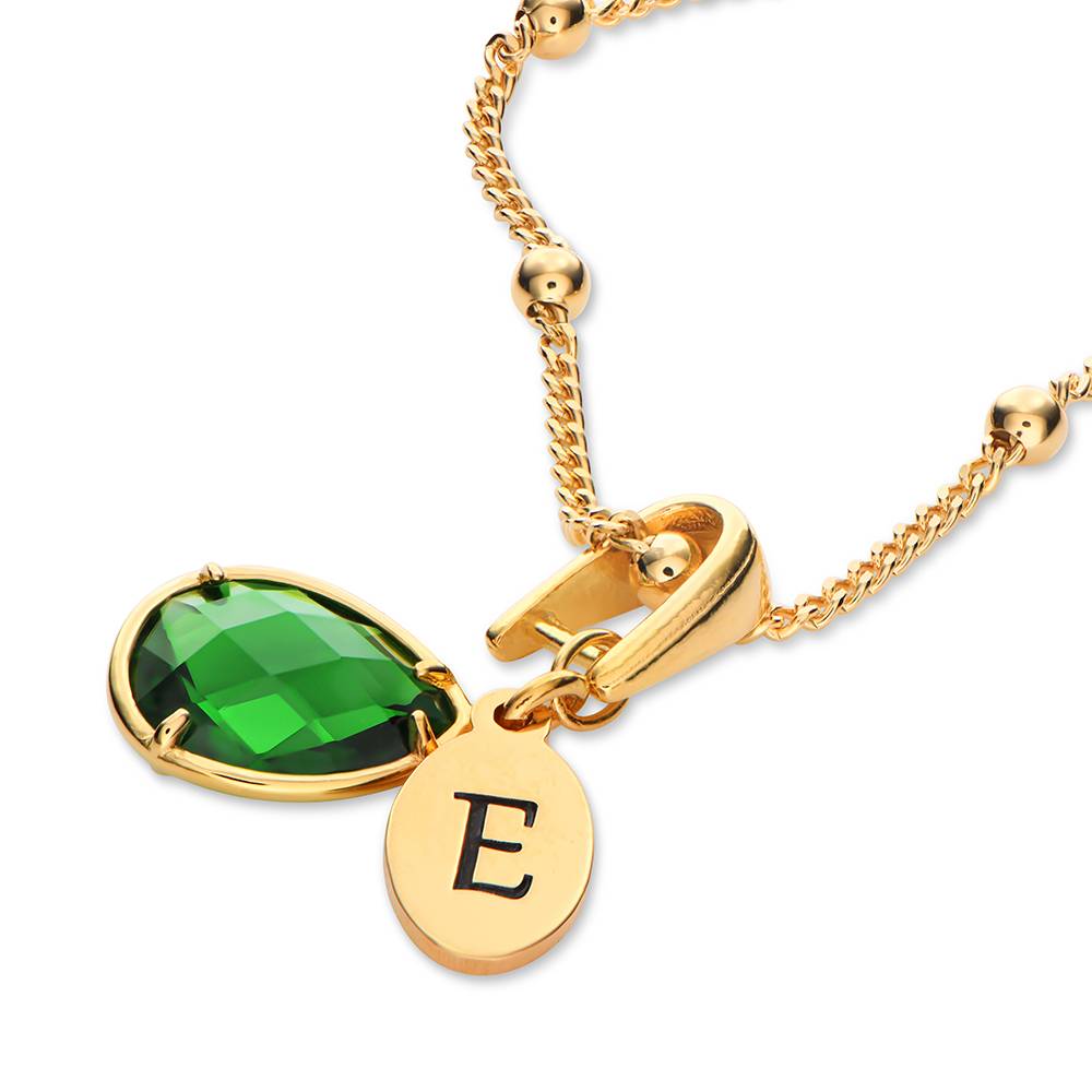 تخصيص اسم قلادة التخصيص جوهرة  - مراجعة Initial Letter Necklace 18K Gold وسعره