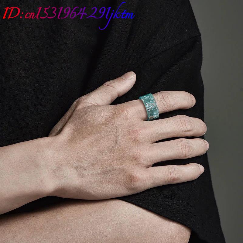 خاتم بوذا من اليشم البورمي الط - مراجعة Rings وسعره