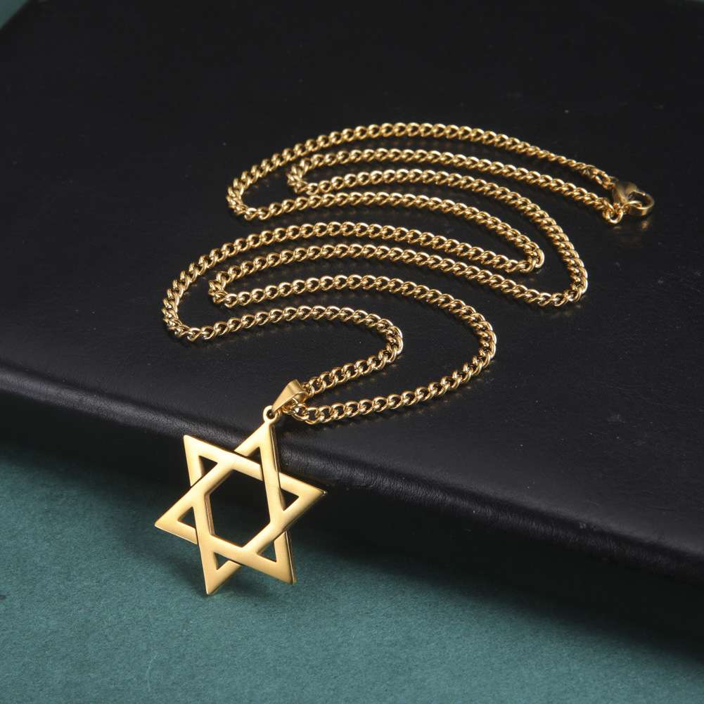 قلادة نجمة داود من الفولاذ الم - مراجعة Necklaces وسعره
