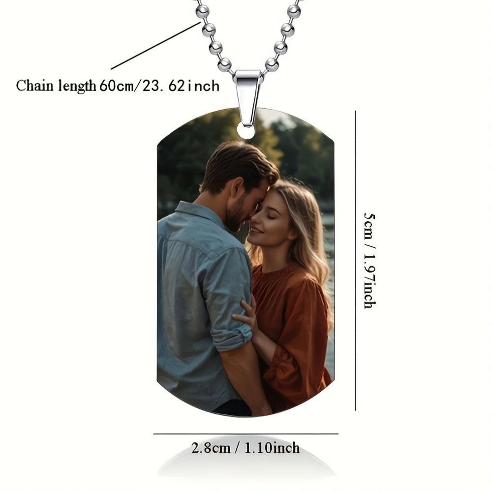 قلادة رجالية مخصصة حسب الطلب،  - مراجعة Custom Name Necklace Stainless Steel وسعره