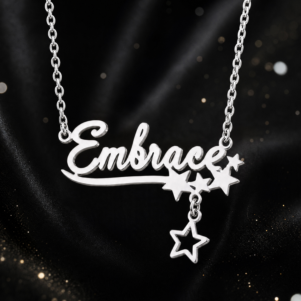 قلادة مخصصة على شكل فراشة للنس - مراجعة Custom Name Necklace Stainless Steel وسعره