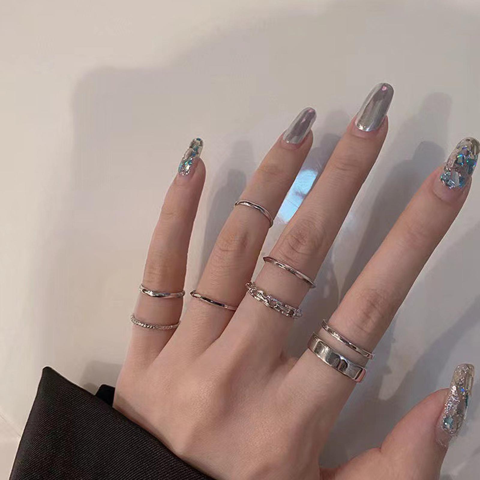 مجموعة خواتم هيب هوب للسيدات،  - مراجعة Vintage Punk Knuckle Rings Set وسعره